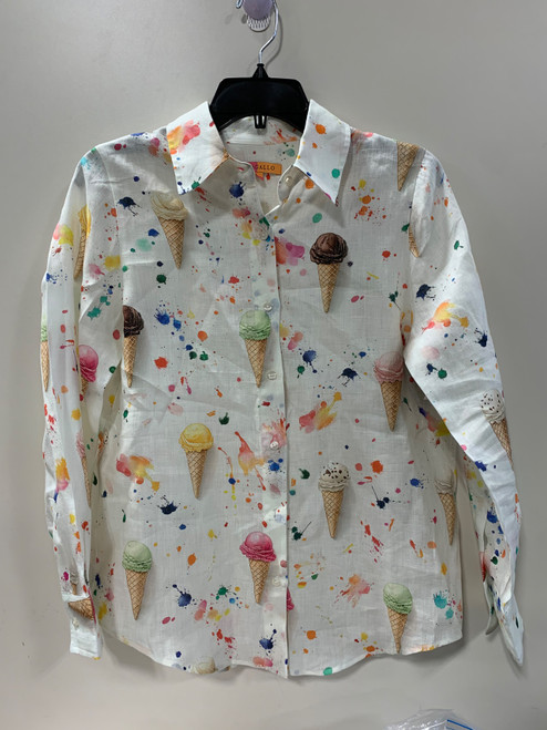 Vist Large View of Product Image Which is Used Unbranded Long Sleeve Top M-8/10