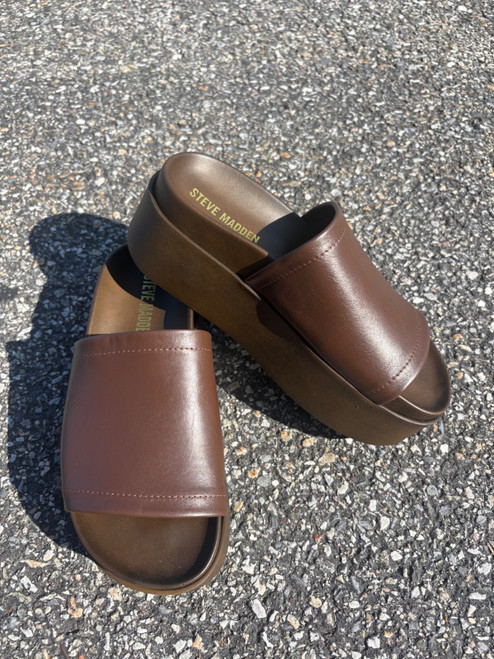 Vist Large View of Product Image Which is Used Steve Madden Wedge Sandals 7
