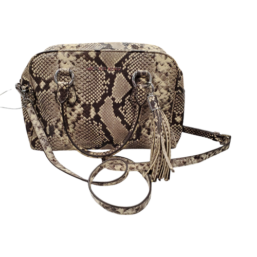 Vist Large View of Product Image Which is Used Michael Michael Kors Large Leather Handbag