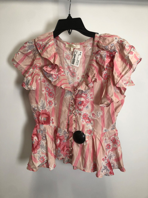 Vist Large View of Product Image Which is Used Love Shack Fancy Short Sleeve Top S-4/6