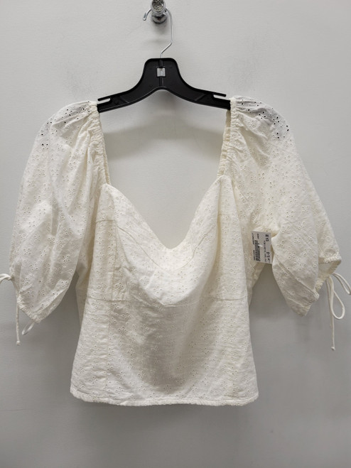 Vist Large View of Product Image Which is Used White Abercrombie And Fitch Long Sleeve Top XL-16