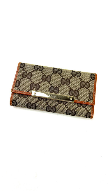 Vist Large View of Product Image Which is Used Gucci Leather Wallet