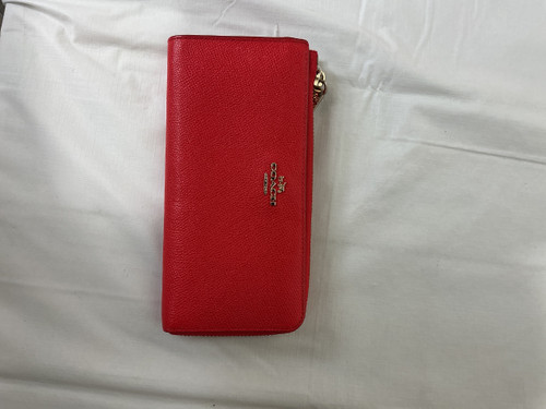 Vist Large View of Product Image Which is Used Coach Leather Wallet