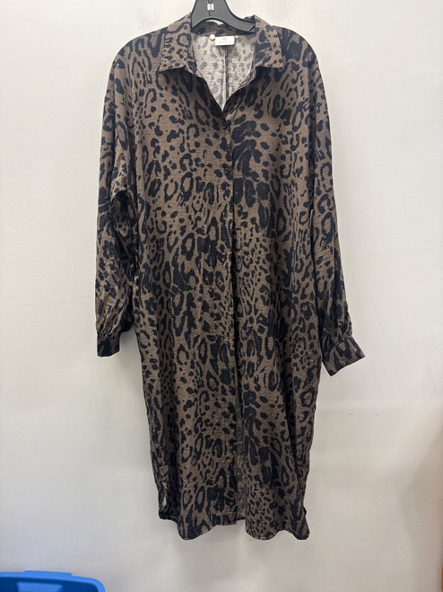 Vist Large View of Product Image Which is Used Black/Brown Kaffe Long Dress B L-12/14