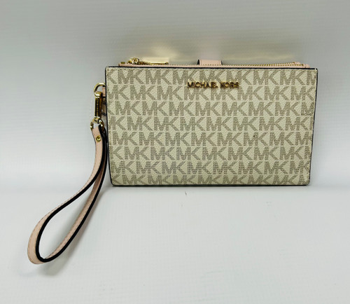 Vist Large View of Product Image Which is Used Michael Michael Kors Leather Wallet
