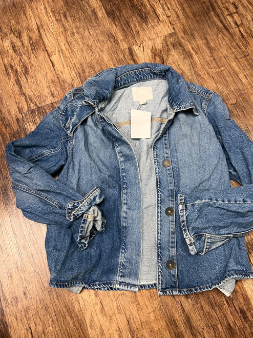 Vist Large View of Product Image Which is Used Zara Denim Jacket XS-0/2