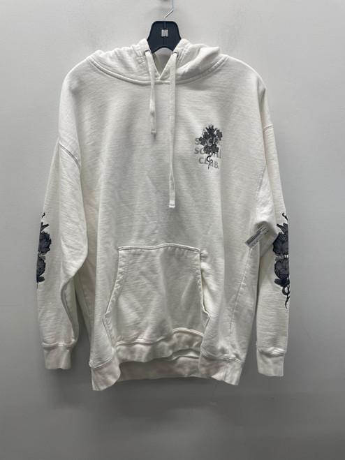 Vist Large View of Product Image Which is Used White Floral Anti Social Club Sweatshirt XL-16