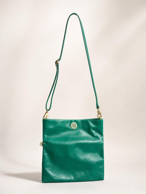 Vist Large View of Product Image Which is Used Tory Burch Large Leather Handbag