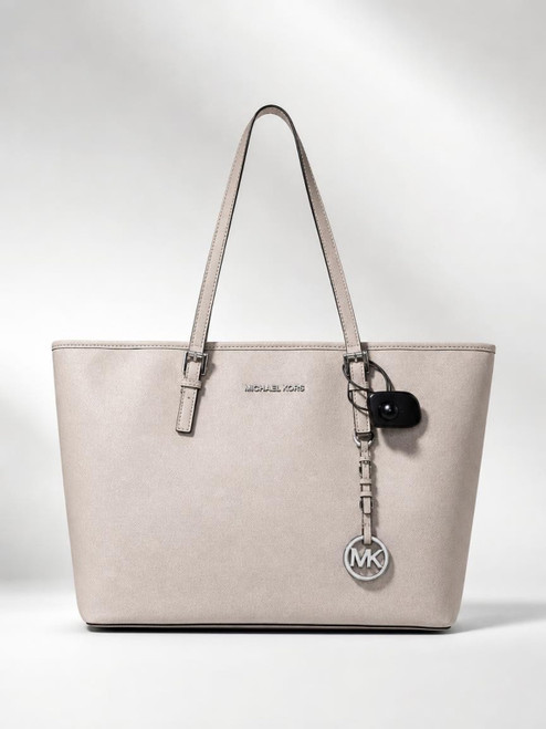 Vist Large View of Product Image Which is Used Michael Michael Kors Large Leather Handbag