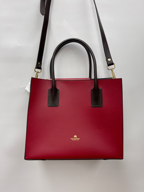 Vist Large View of Product Image Which is Used Cuoieria Xlarge Leather Handbag