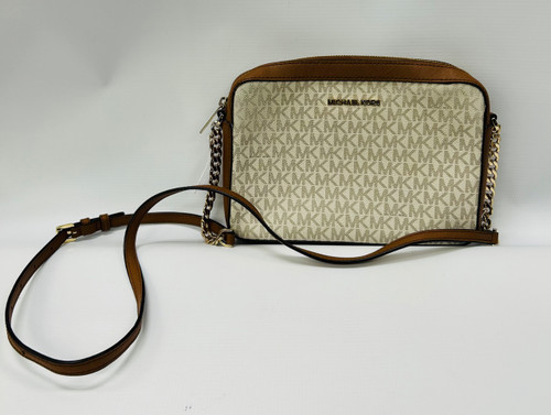 Vist Large View of Product Image Which is Used Michael Michael Kors Small Leather Handbag