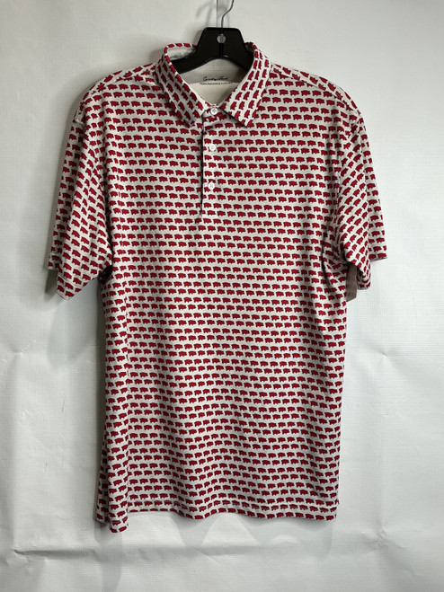Vist Large View of Product Image Which is Used Curly Tail Mens Short Sleeve Top S/14-14.5