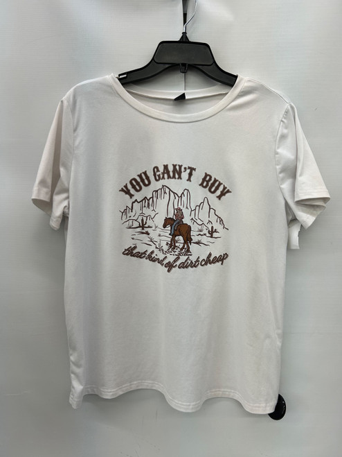 Vist Large View of Product Image Which is Used SHEIN Short Sleeve Top L-12/14
