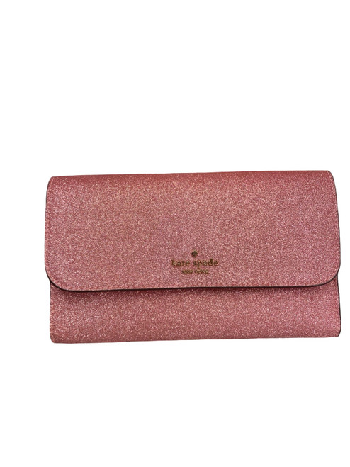 Vist Large View of Product Image Which is Used Kate Spade New York Leather Wristlet
