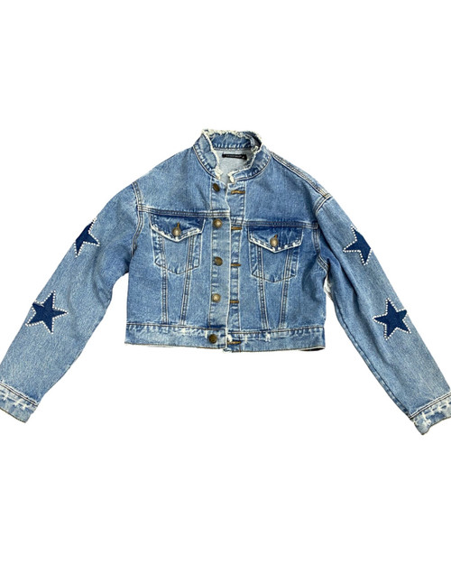 Vist Large View of Product Image Which is Used Unbranded Denim Jacket M-8/10