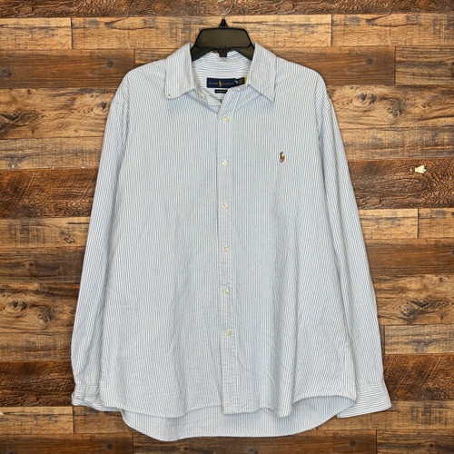Vist Large View of Product Image Which is Used Ralph Lauren Mens Long Sleeve Top XL/17-17.5