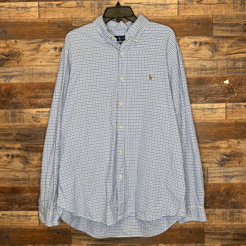 Vist Large View of Product Image Which is Used Ralph Lauren Mens Long Sleeve Top XL/17-17.5