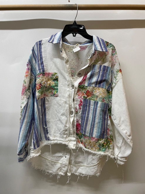 Vist Large View of Product Image Which is Used POL Long Sleeve Top S-4/6