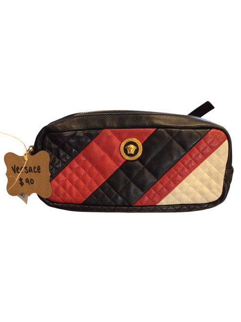 Vist Large View of Product Image Which is Used Versace Small Leather Handbag