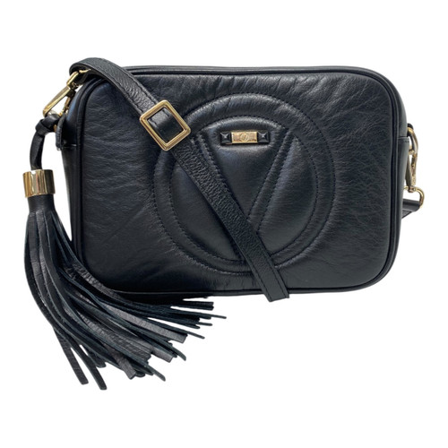 Vist Large View of Product Image Which is Used Valentino By Mario Valentino Mia Leather Camera Crossbody Bag