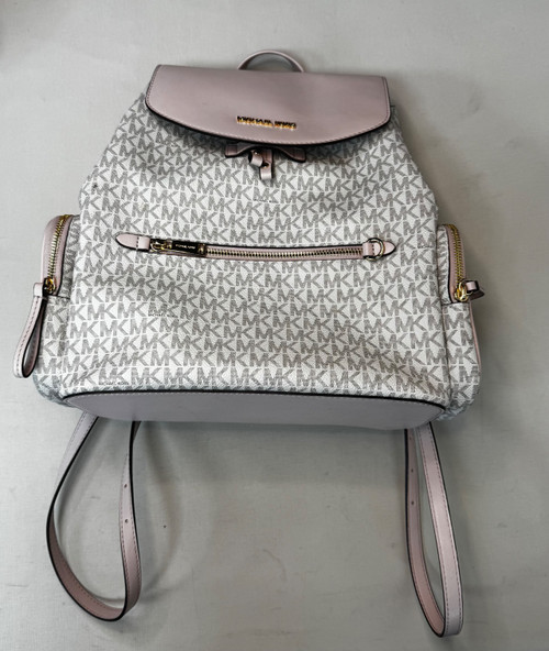 Vist Large View of Product Image Which is Used Michael Michael Kors Large Leather Handbag