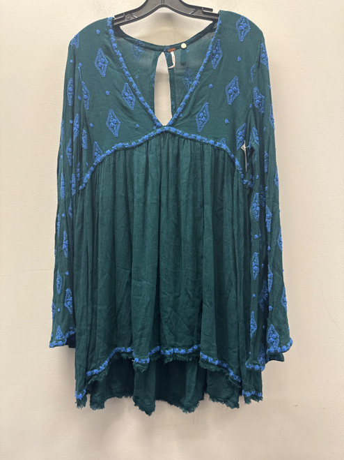 Vist Large View of Product Image Which is Used Green Free People Long Sleeve Top M-8/10