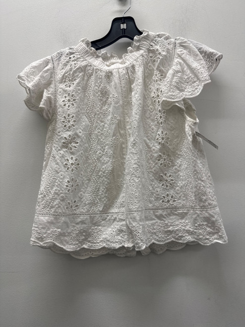 Vist Large View of Product Image Which is Used White Bailey 44 Short Sleeve Top S-4/6