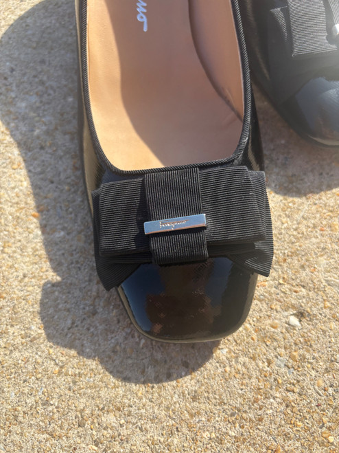 Vist Large View of Product Image Which is Used Ferragamo Low Heels 8.5
