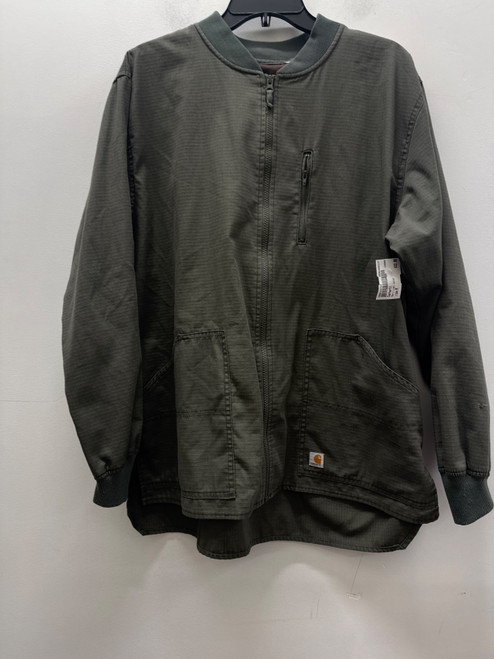 Vist Large View of Product Image Which is Used Green Carhartt Men's Light Jacket M