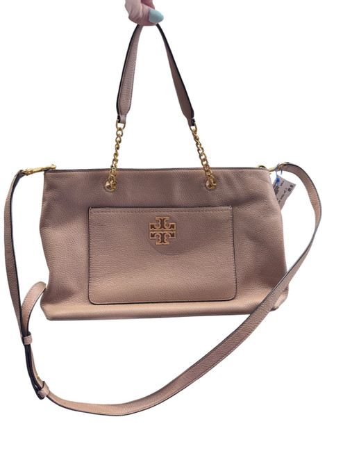 Vist Large View of Product Image Which is Used Tory Burch Large Leather Handbag