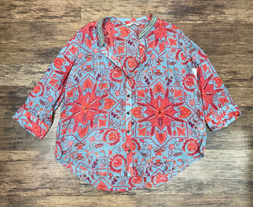 Vist Large View of Product Image Which is Used Soft Surroundings Long Sleeve Top S-4/6
