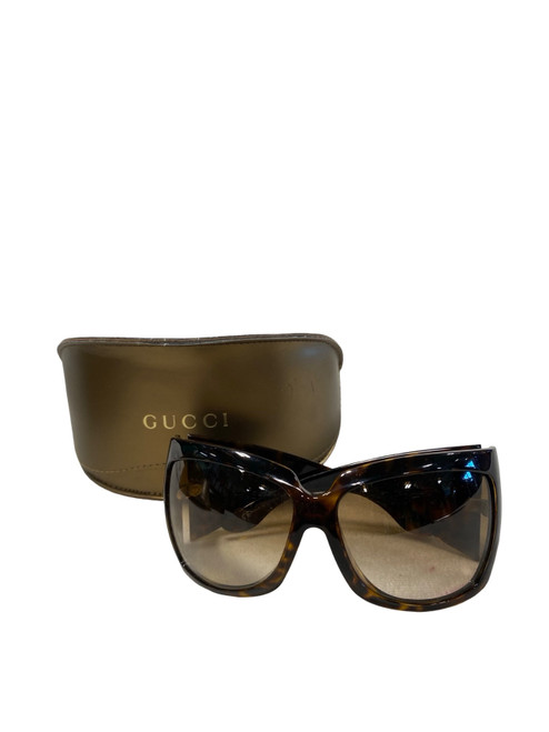 Vist Large View of Product Image Which is Used Gucci dark brown Sunglasses
