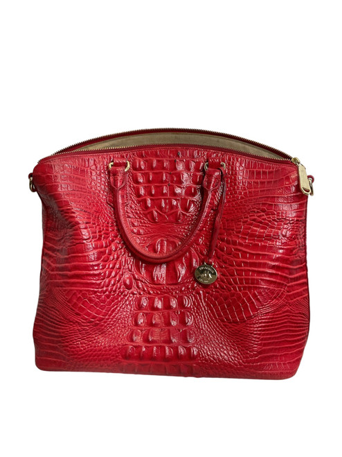 Vist Large View of Product Image Which is Used Brahmin Xlarge Leather Handbag