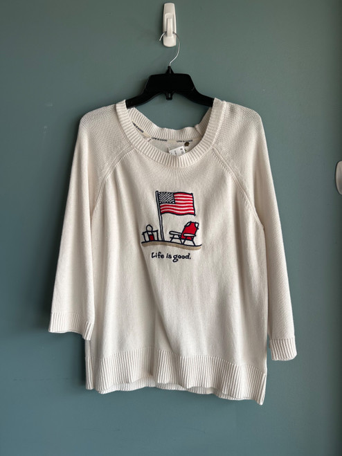 Vist Large View of Product Image Which is Used Life Is Good Lightweight Sweater L-12/14