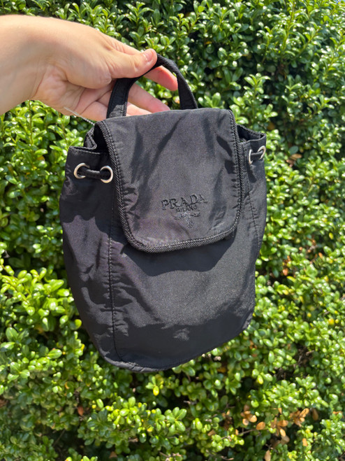 Vist Large View of Product Image Which is Used Prada Small Backpack