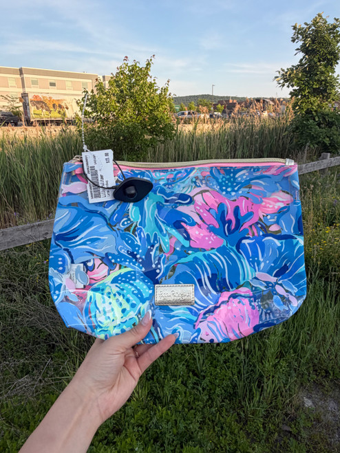 Vist Large View of Product Image Which is Used Lilly Pulitzer Large Clutch