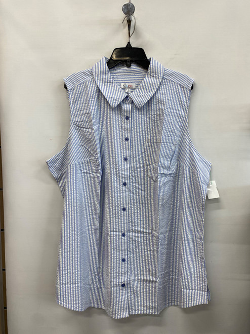 Vist Large View of Product Image Which is Used Denim & Co. Sleeveless Top 2X-20