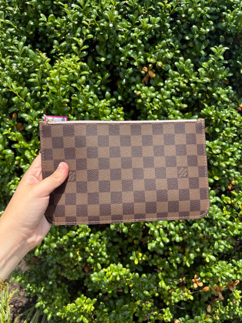 Vist Large View of Product Image Which is Used Louis Vuitton Leather Wristlet