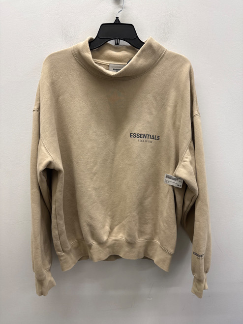 Vist Large View of Product Image Which is Used Tan Essentials Fear of God Mens Sweatshirt S