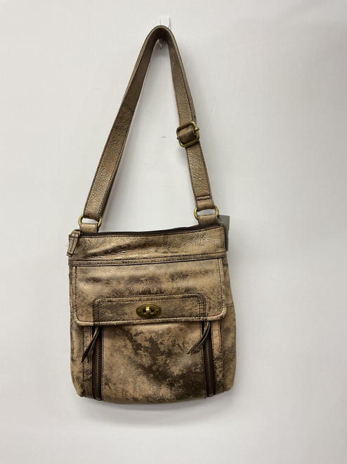 Vist Large View of Product Image Which is Used Fossil Large Leather Handbag