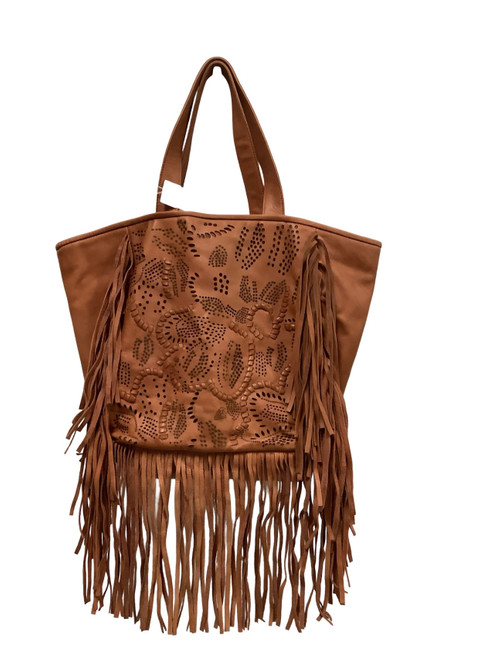 Vist Large View of Product Image Which is Used Frye Xlarge Leather Handbag