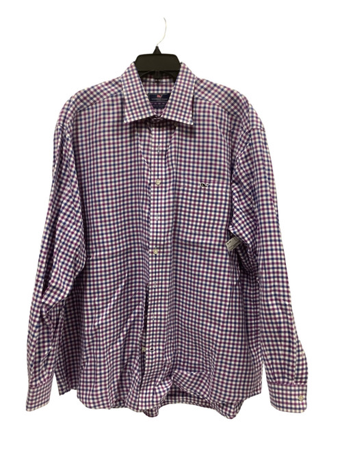 Vist Large View of Product Image Which is Used Vineyard Vines Mens Long Sleeve Top 2X/18-18.5
