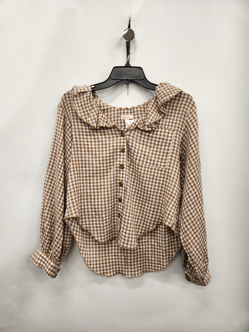 Vist Large View of Product Image Which is Used Pilcro Long Sleeve Top XXS