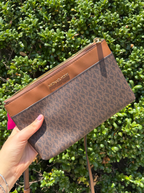 Vist Large View of Product Image Which is Used Michael Michael Kors Small Leather Handbag