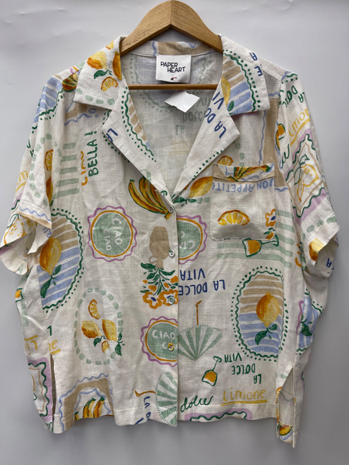 Vist Large View of Product Image Which is Used Unbranded Short Sleeve Top M-8/10