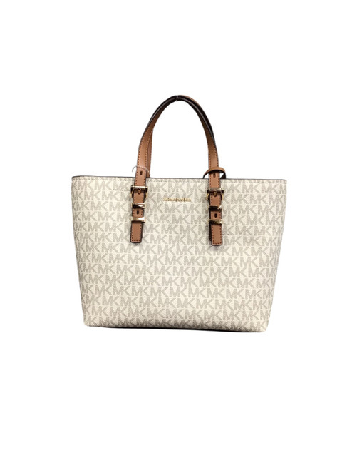 Vist Large View of Product Image Which is Used Michael Michael Kors Large Leather Handbag