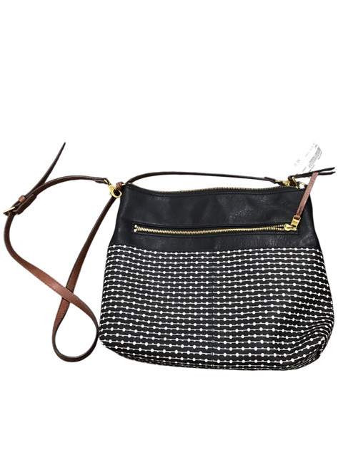 Vist Large View of Product Image Which is Used Fossil Large Leather Handbag