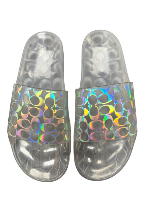 Vist Large View of Product Image Which is Used Coach Sandals 9