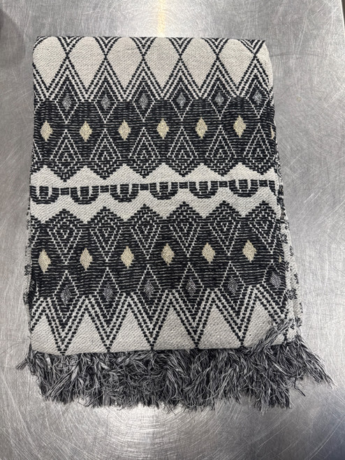 Vist Large View of Product Image Which is Used Black & White Society Amuse Blanket