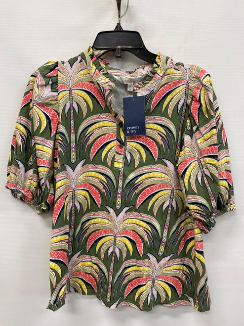 Vist Large View of Product Image Which is Used Crown & Ivy Short Sleeve Top S-4/6